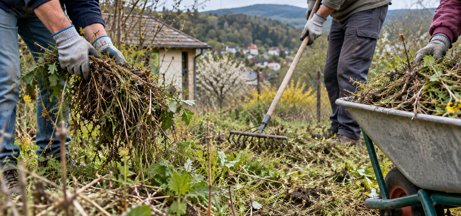 Gartenarbeit
