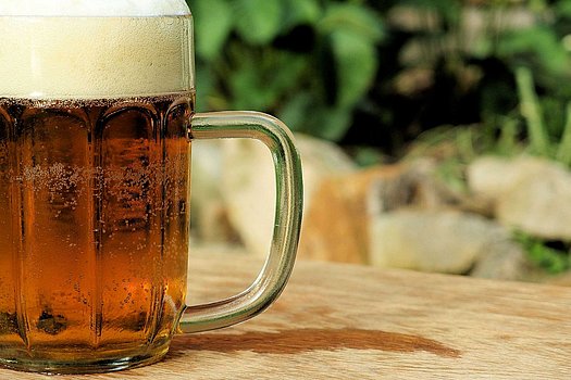 Biergenuss im Garten