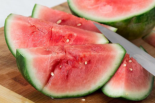 Wassermelone geschnitten