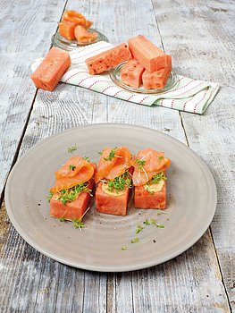Wassermelone Sushi